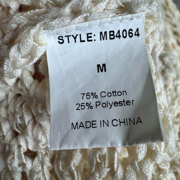 NEW MONDAY SWIMWEAR NEWPORT DRESS - IVORY CROCHET - Picture 11 of 12